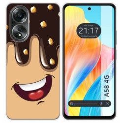 Funda Silicona para Oppo A58 4G diseño Helado Chocolate Dibujos