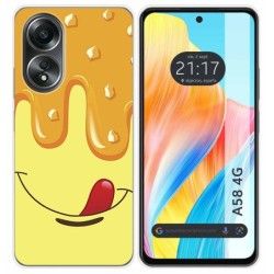 Funda Silicona para Oppo A58 4G diseño Helado Vainilla Dibujos