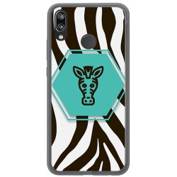 Funda Gel Tpu para Huawei P20 Lite Diseño Cebra Dibujos