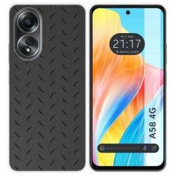 Funda Silicona para Oppo A58 4G diseño Metal Dibujos