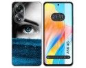 Funda Silicona para Oppo A58 4G diseño Ojo Dibujos