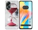 Funda Silicona para Oppo A58 4G diseño Reloj Dibujos