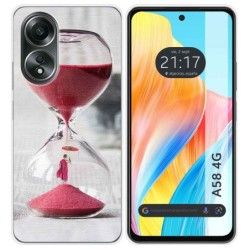 Funda Silicona para Oppo A58 4G diseño Reloj Dibujos