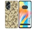 Funda Silicona para Oppo A58 4G diseño Sand Camuflaje Dibujos