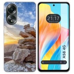 Funda Silicona para Oppo A58 4G diseño Sunset Dibujos