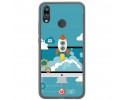 Funda Gel Tpu para Huawei P20 Lite Diseño Cohete Dibujos