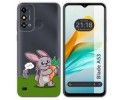 Funda Silicona Transparente para ZTE Blade A53 diseño Conejo Dibujos