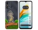 Funda Silicona Transparente para ZTE Blade A53 diseño Mono Dibujos