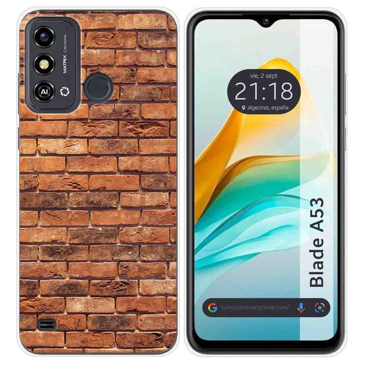 Funda Silicona para ZTE Blade A53 diseño Ladrillo 04 Dibujos