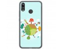 Funda Gel Tpu para Huawei P20 Lite Diseño Familia Dibujos