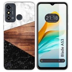 Funda Silicona para ZTE Blade A53 diseño Mármol 11 Dibujos