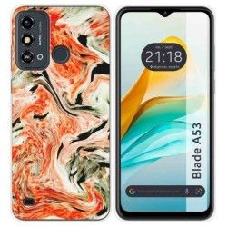Funda Silicona para ZTE Blade A53 diseño Mármol 12 Dibujos