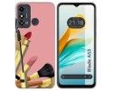 Funda Silicona para ZTE Blade A53 diseño Brochas Dibujos