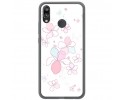 Funda Gel Tpu para Huawei P20 Lite Diseño Flores Minimal Dibujos