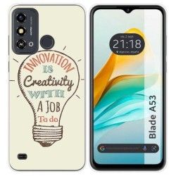 Funda Silicona para ZTE Blade A53 diseño Creativity Dibujos