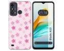 Funda Silicona para ZTE Blade A53 diseño Flores Dibujos