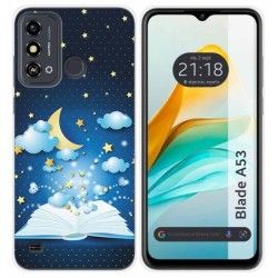Funda Silicona para ZTE Blade A53 diseño Libro Cuentos Dibujos