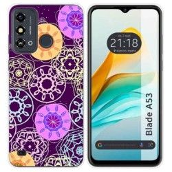 Funda Silicona para ZTE Blade A53 diseño Radial Dibujos