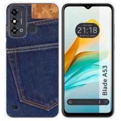 Funda Silicona para ZTE Blade A53 diseño Vaquero Dibujos