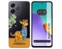 Funda Silicona Transparente para Xiaomi Redmi 12 5G diseño Jirafa Dibujos