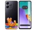 Funda Silicona Transparente para Xiaomi Redmi 12 5G diseño Leopardo Dibujos