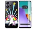 Funda Silicona Transparente para Xiaomi Redmi 12 5G diseño Unicornio Dibujos