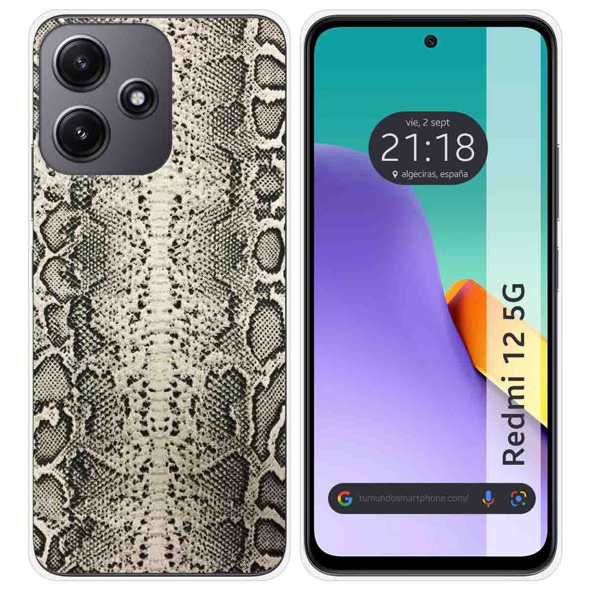 Funda Silicona para Xiaomi Redmi 12 5G diseño Animal 01 Dibujos