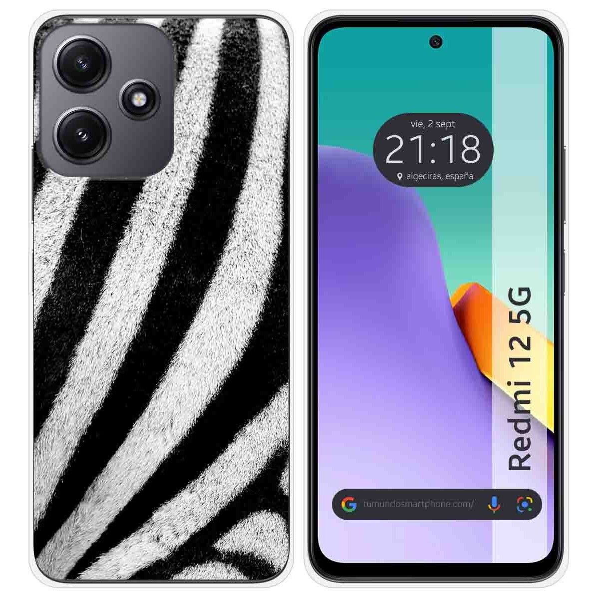 Funda Silicona para Xiaomi Redmi 12 5G diseño Animal 02 Dibujos