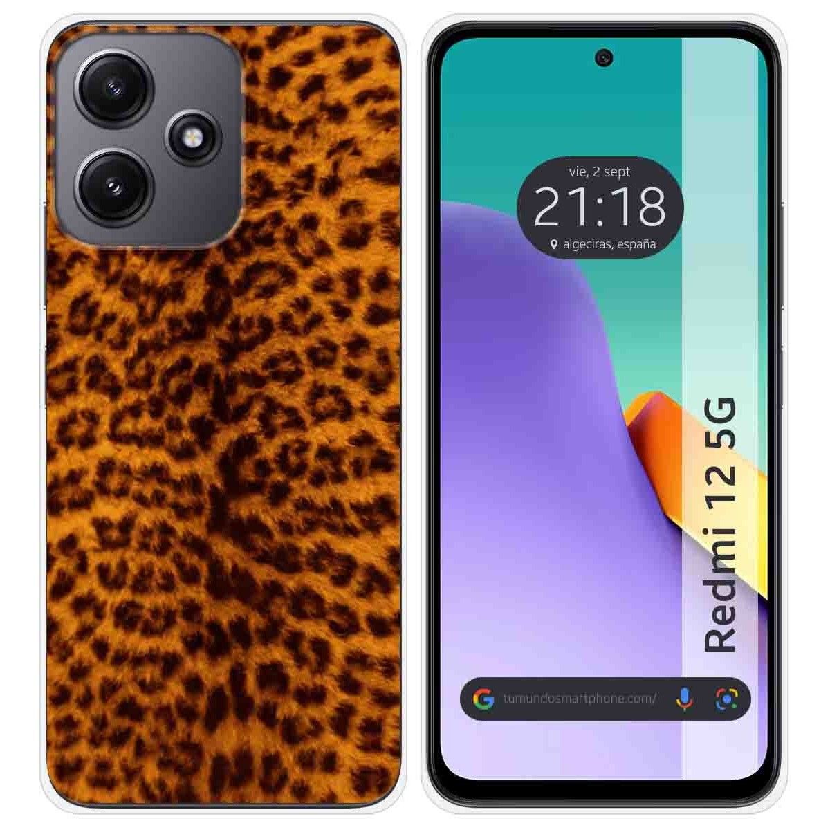 Funda Silicona para Xiaomi Redmi 12 5G diseño Animal 03 Dibujos