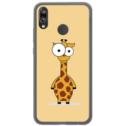 Funda Gel Tpu para Huawei P20 Lite Diseño Jirafa Dibujos