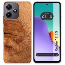 Funda Silicona para Xiaomi Redmi 12 5G diseño Madera 04 Dibujos