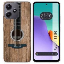 Funda Silicona para Xiaomi Redmi 12 5G diseño Madera 11 Dibujos