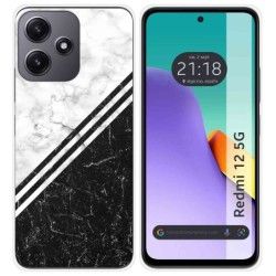 Funda Silicona para Xiaomi Redmi 12 5G diseño Mármol 01 Dibujos