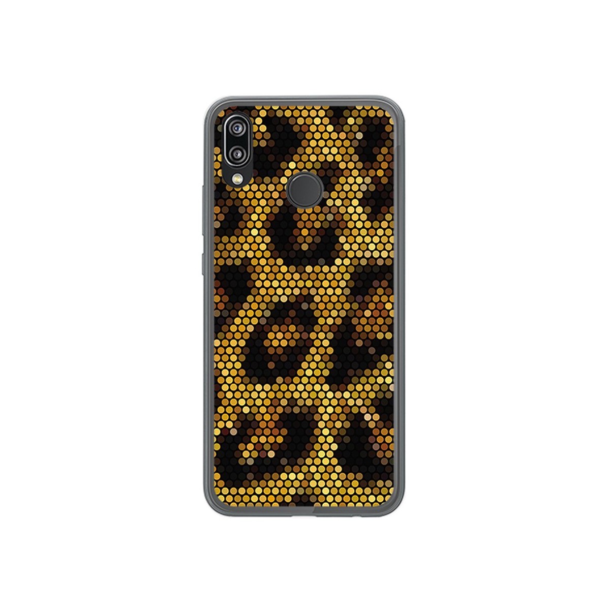 Funda Gel Tpu para Huawei P20 Lite Diseño Leopardo Dibujos