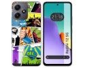 Funda Silicona para Xiaomi Redmi 12 5G diseño Comic Dibujos