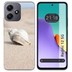 Funda Silicona para Xiaomi Redmi 12 5G diseño Concha Dibujos