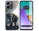 Funda Silicona para Xiaomi Redmi 12 5G diseño Elefante Dibujos