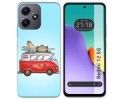 Funda Silicona para Xiaomi Redmi 12 5G diseño Furgoneta Dibujos
