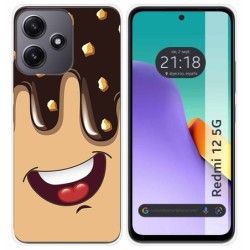 Funda Silicona para Xiaomi Redmi 12 5G diseño Helado Chocolate Dibujos