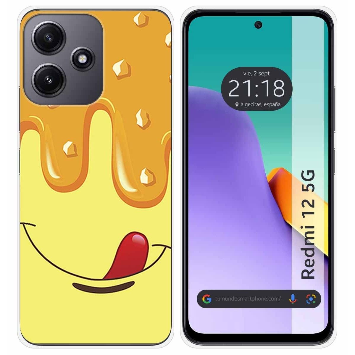 Funda Silicona para Xiaomi Redmi 12 5G diseño Helado Vainilla Dibujos