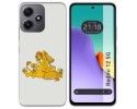 Funda Silicona para Xiaomi Redmi 12 5G diseño Leones Dibujos