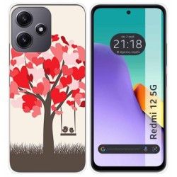 Funda Silicona para Xiaomi Redmi 12 5G diseño Pajaritos Dibujos
