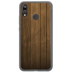 Funda Gel Tpu para Huawei P20 Lite Diseño Madera Dibujos