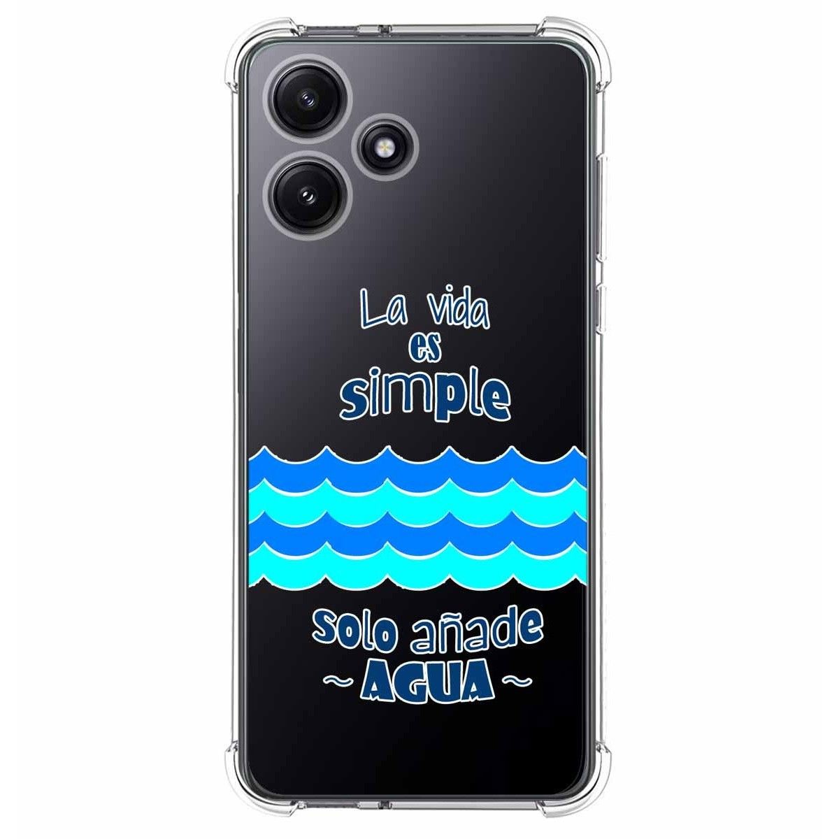 Funda Silicona Antigolpes para Xiaomi Redmi 12 5G diseño Agua Dibujos