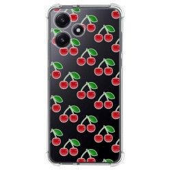 Funda Silicona Antigolpes para Xiaomi Redmi 12 5G diseño Cerezas Dibujos
