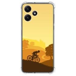 Funda Silicona Antigolpes para Xiaomi Redmi 12 5G diseño Ciclista Dibujos