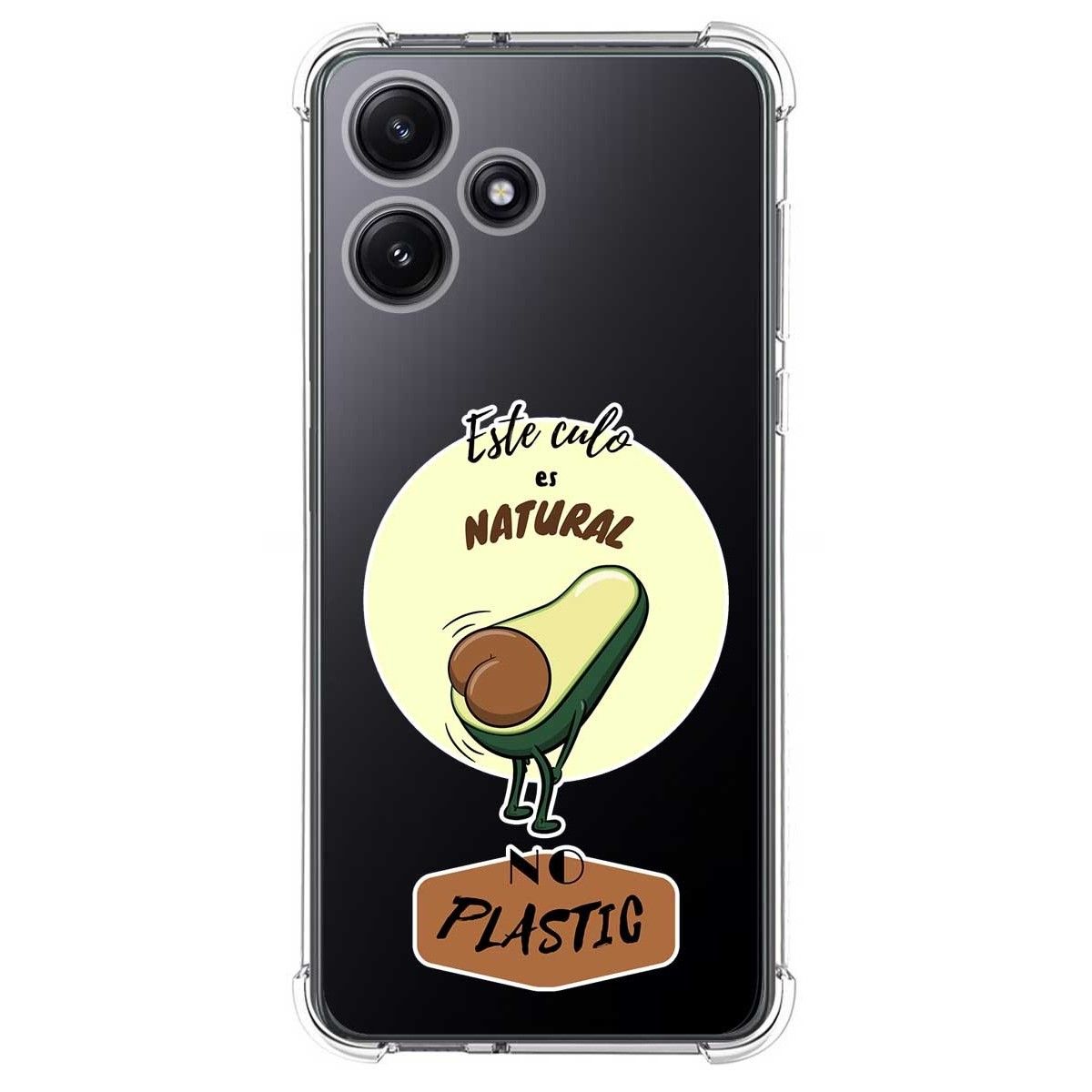 Funda Silicona Antigolpes para Xiaomi Redmi 12 5G diseño Culo Natural Dibujos