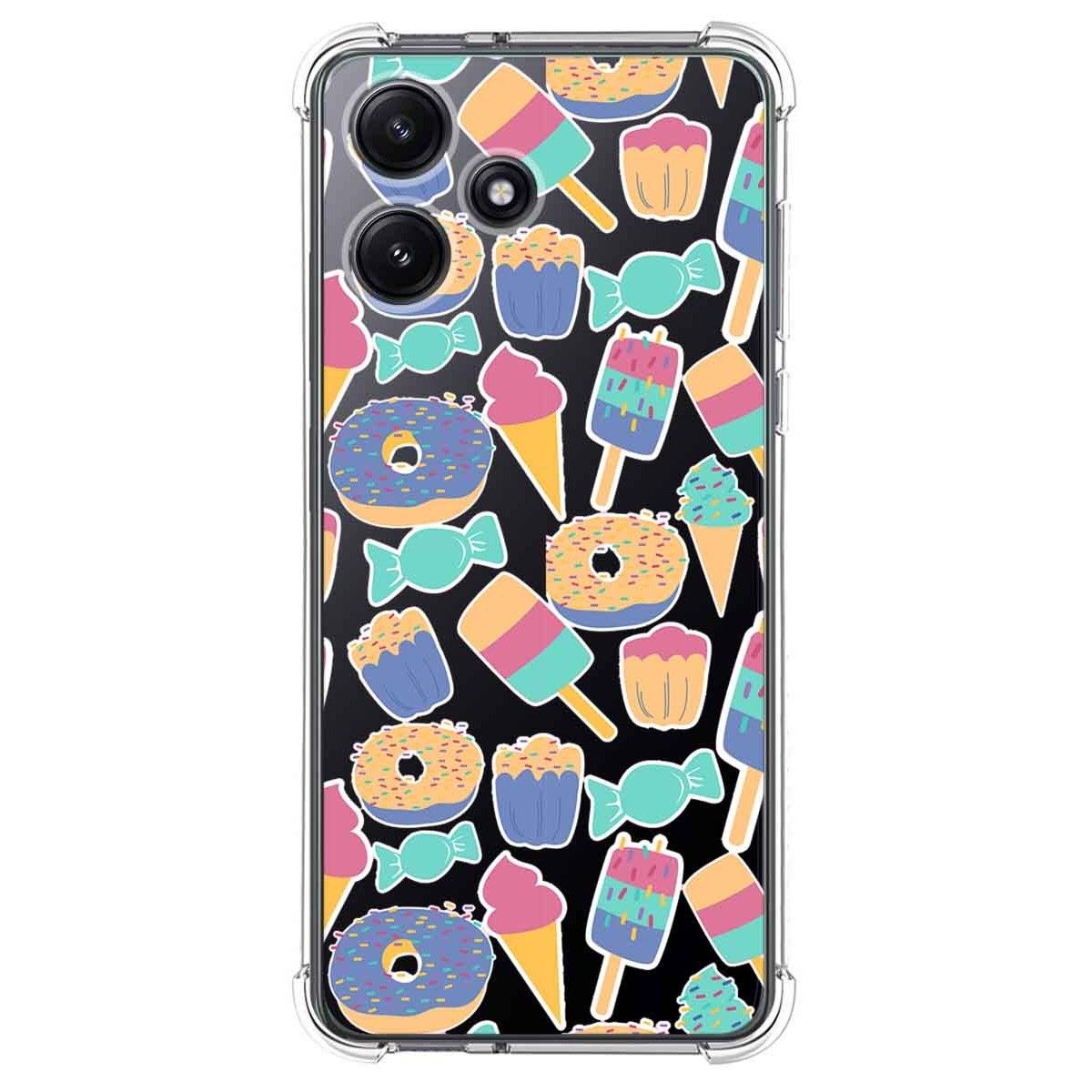 Funda Silicona Antigolpes para Xiaomi Redmi 12 5G diseño Dulces 02 Dibujos