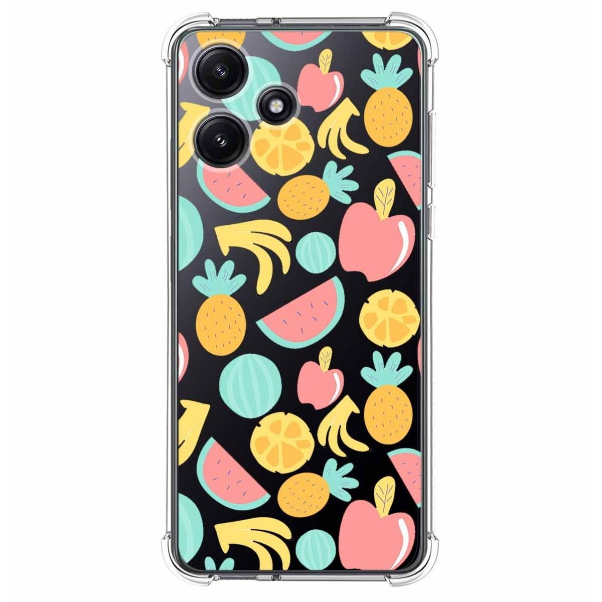 Funda Silicona Antigolpes para Xiaomi Redmi 12 5G diseño Frutas 02 Dibujos