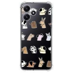 Funda Silicona Antigolpes para Xiaomi Redmi 12 5G diseño Perros Dibujos